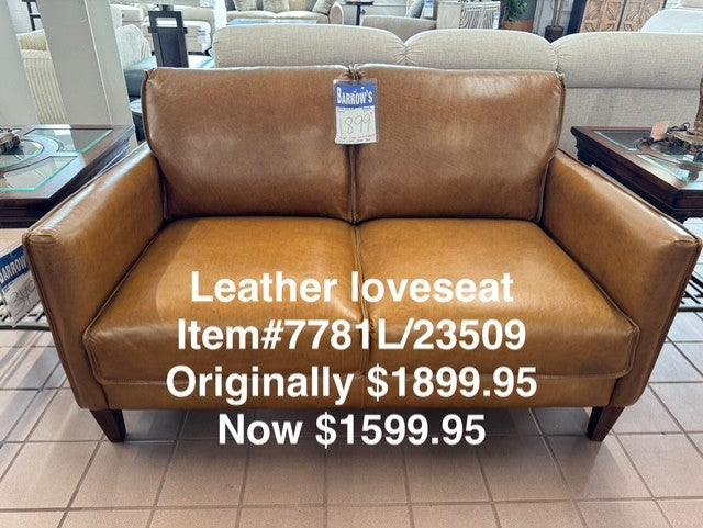 Leather Loveseat