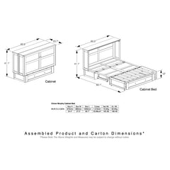 Clover Murphy Cabinet Bed by Night & Day Furniture