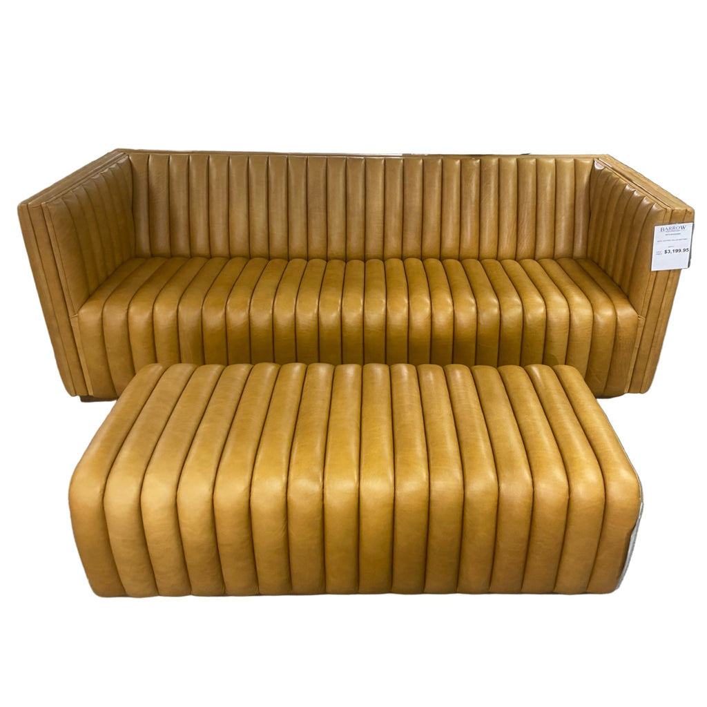 Dallas-Brittany Leather Sofa by Softline