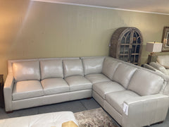 USA Top Grain Leather Sectional