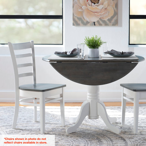 Heather Gray Dropleaf 3-Piece Dining Set by John Thomas Furniture
