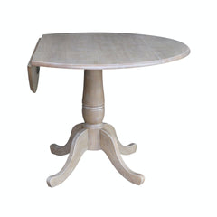 Taupe Grey Dropleaf 3-Piece Dining Set by John Thomas Furniture