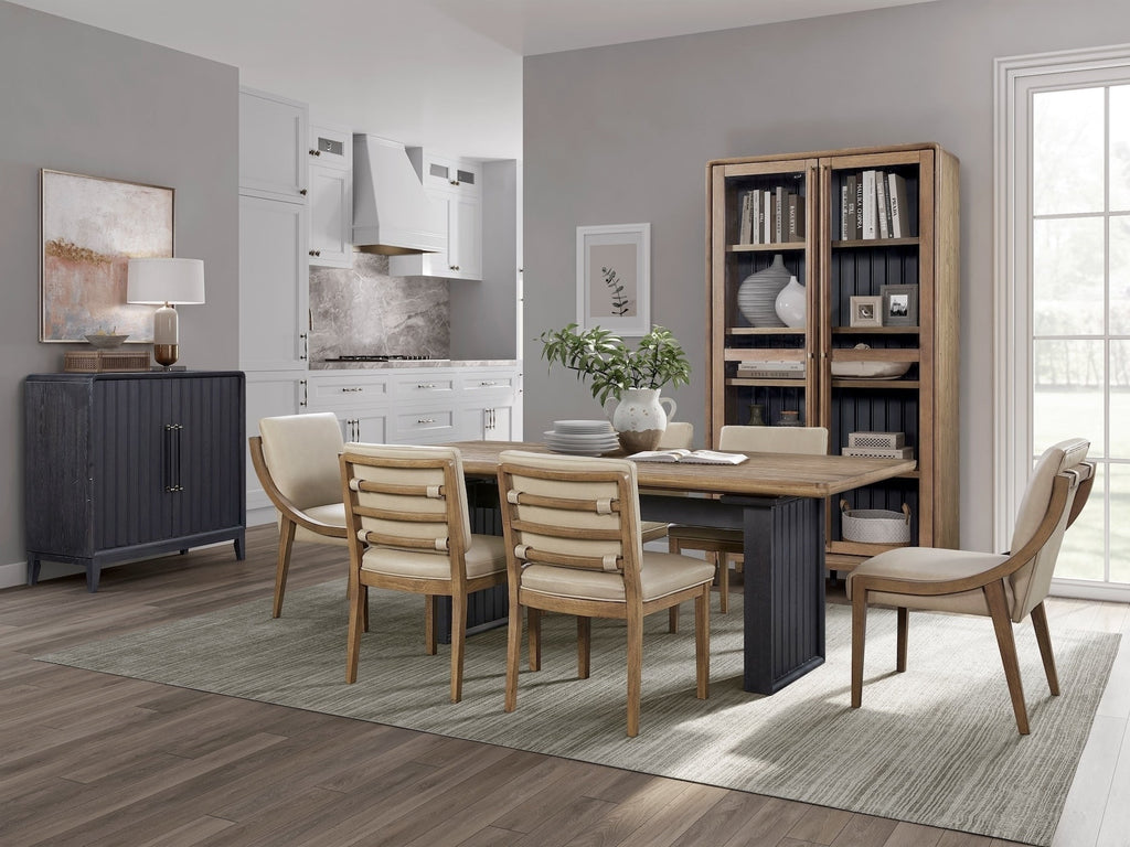 Elure 7-Piece Extendable Pedestal Dining Set by Bernards