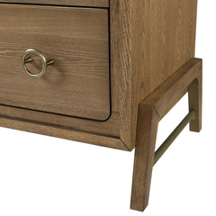 Elure High-Leg 6-Drawer Dresser by Bernards