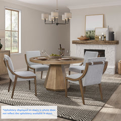 Elure Round 5-Piece Dining Set with Lazy Susan by Bernards