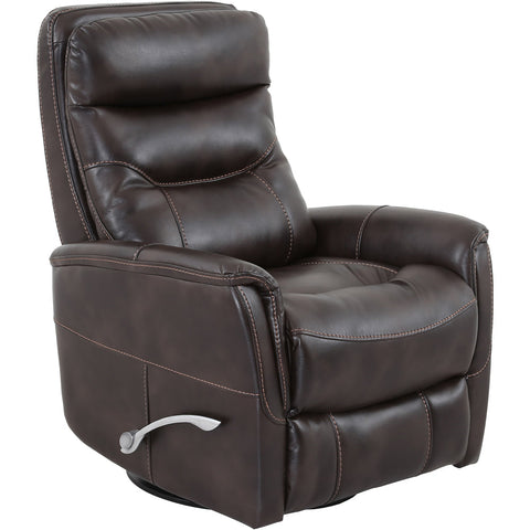 Gemini Swivel Glider Recliner in Truffle by Parker House