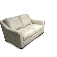 Havana Contemporary Leather Love Seat by Softline