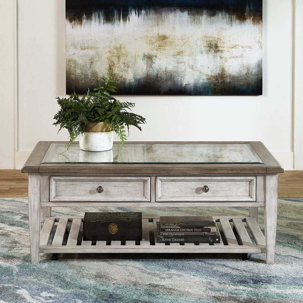 Heartland Rectangular Cocktail Table by Liberty