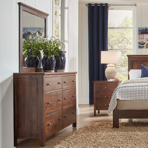 Heritage 6 Drawer Dresser and Mirror by Archbold
