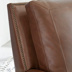 Hunter High Leg Pushback Recliner in Chestnut Charm by Parker House