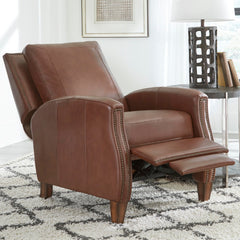 Hunter High Leg Pushback Recliner in Chestnut Charm by Parker House