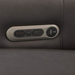 Hunter High Leg Power Recliner in Echo Grey by Parker House