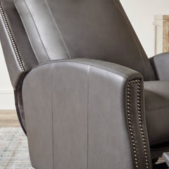 Hunter High Leg Pushback Recliner in Echo Grey by Parker House