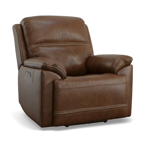 Jackson Leather Power Recliner by Flexsteel