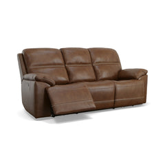 Jackson Leather Power Reclining Sofa by Flexsteel