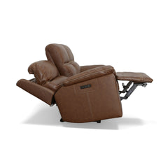 Jackson Leather Power Reclining Sofa by Flexsteel