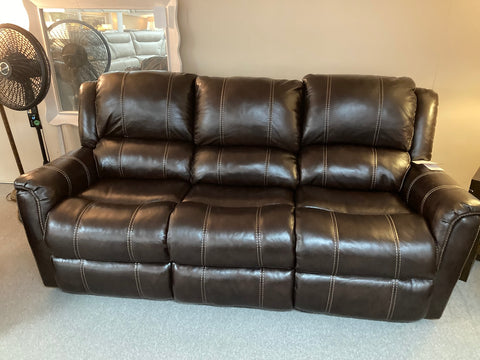 Leather Reclining Sofa