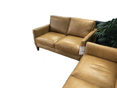 Dallas Leather Love Seat by Softline