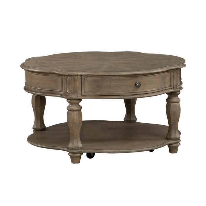Magnolia Manor Round Cocktail Table by Liberty