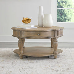 Magnolia Manor Round Cocktail Table by Liberty