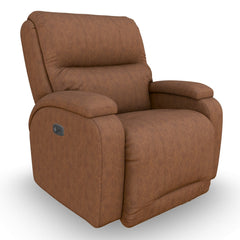 Maverly Power Recliner in Cognac Leather by Best Home Furnishings