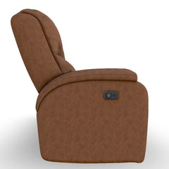 Maverly Power Sofa in Cognac Leather by Best Home Furnishings