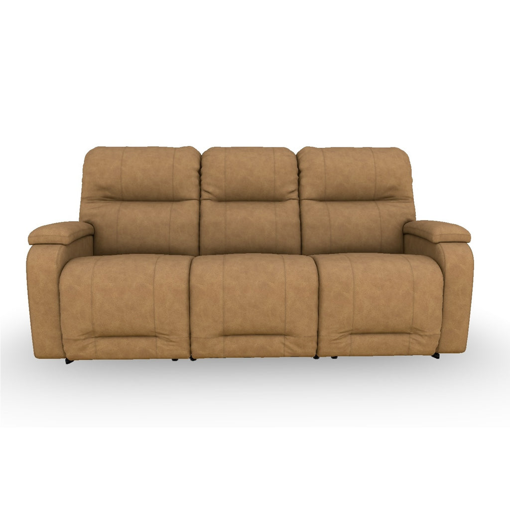 Maverly Power Sofa in Umber Leather by Best Home Furnishings