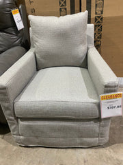 Zeus Moondust Slipcover Swivel Glider