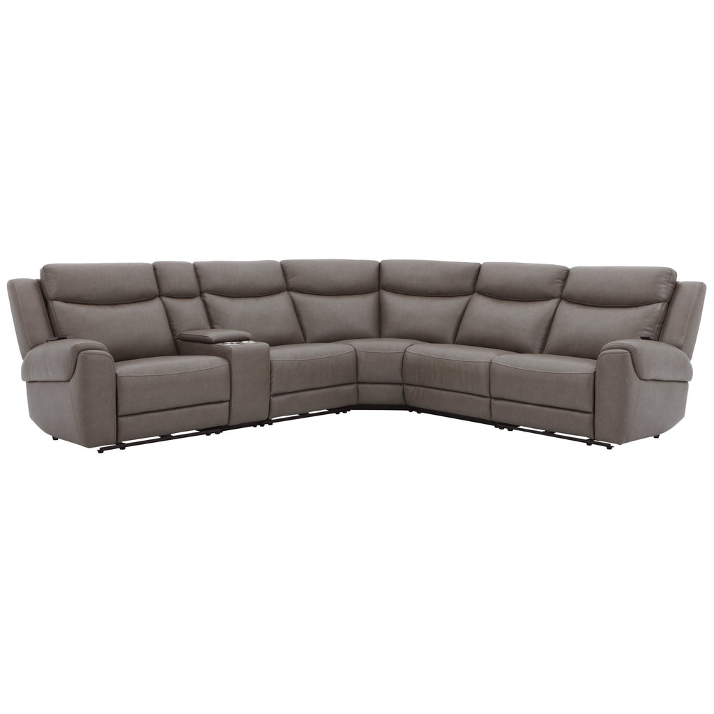 Momentum 6-Piece Power Sectional with Heat, Massage & Speaker by Parker House