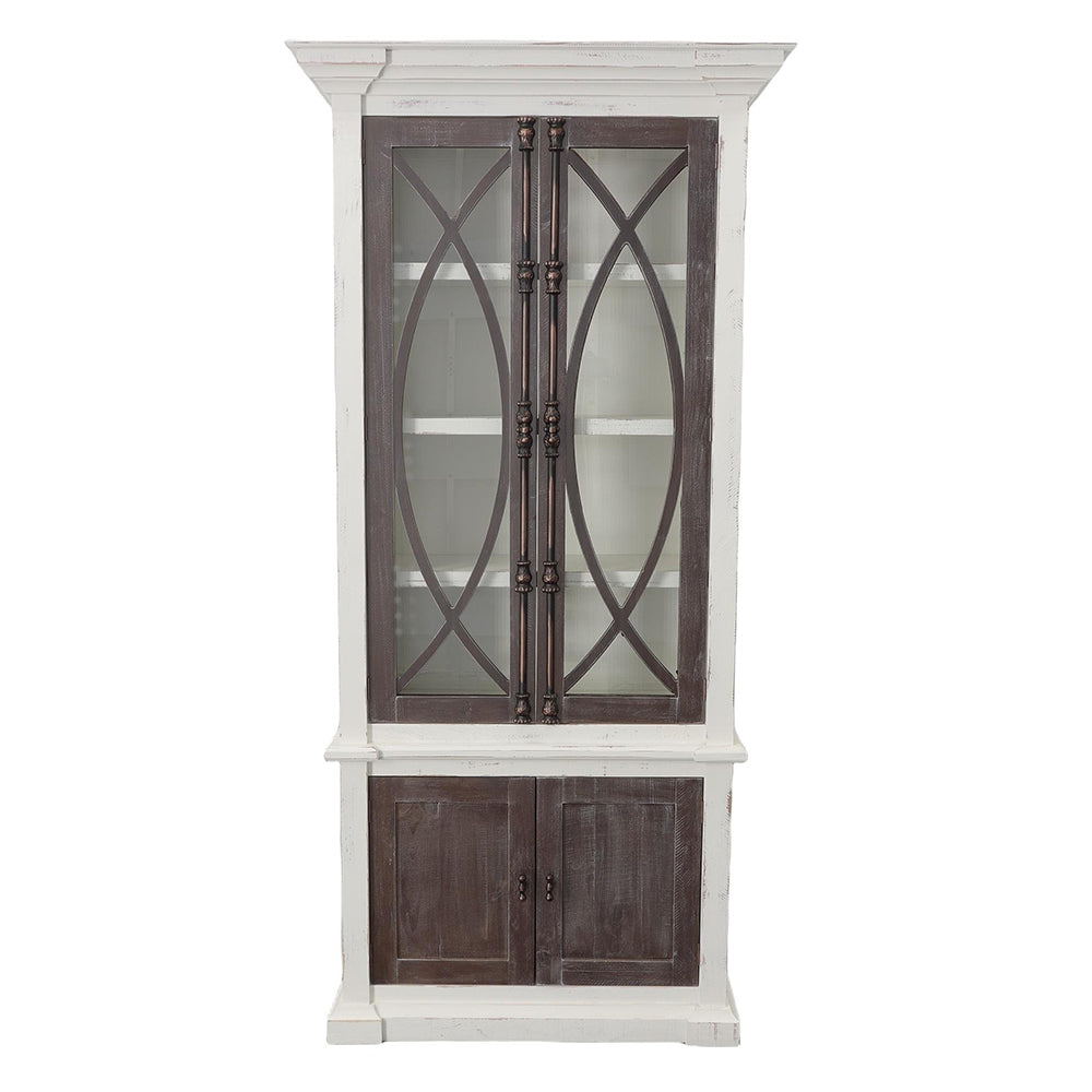 Nero White Fish Vitrine by Vintage Furniture