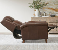 Northfield High Leg Pushback Recliner in Walnut Whirl by Parker House