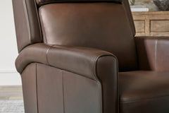 Northfield High Leg Pushback Recliner in Walnut Whirl by Parker House