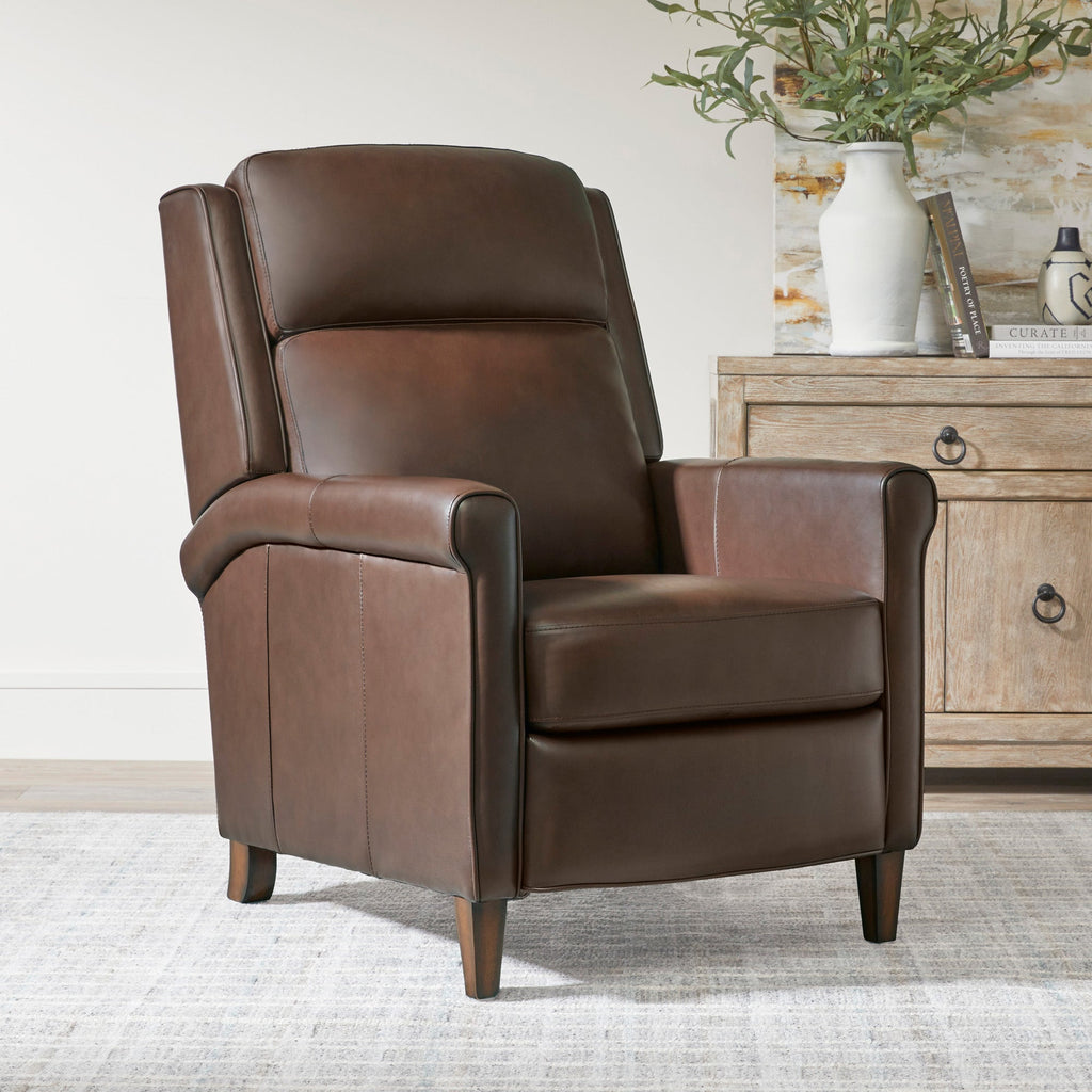 Northfield High Leg Pushback Recliner in Walnut Whirl by Parker House