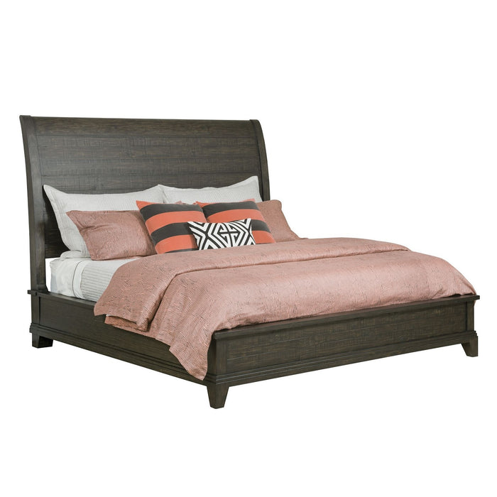 Plank Road Eastburn Sleigh King Bed Set by Kincaid
