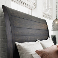 Plank Road Eastburn Sleigh King Bed Set by Kincaid
