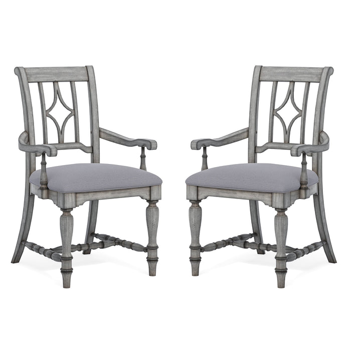 Plymouth Upholstered Arm Dining Chair by Flexsteel