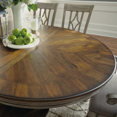 Plymouth Round Pedestal Dining Table by Flexsteel