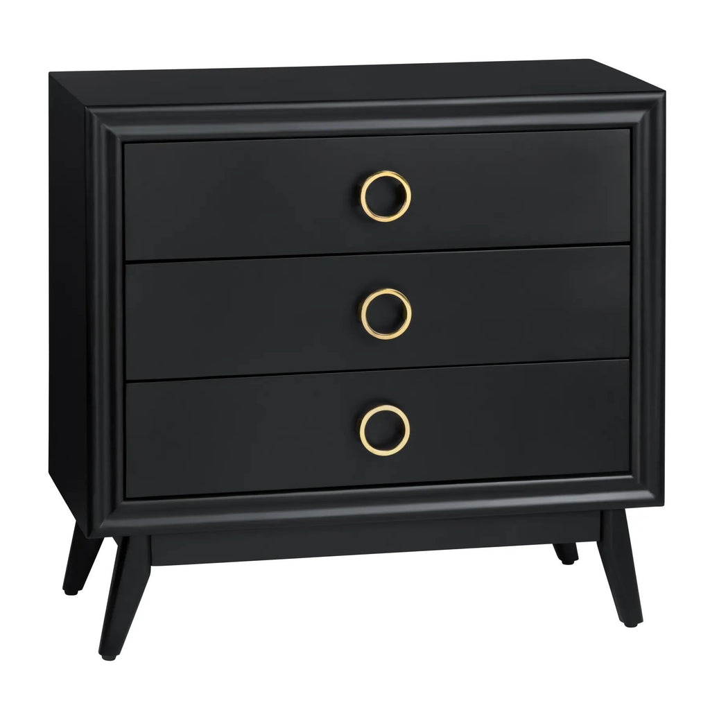 Pomeroy Black Chest by Crestview Collection
