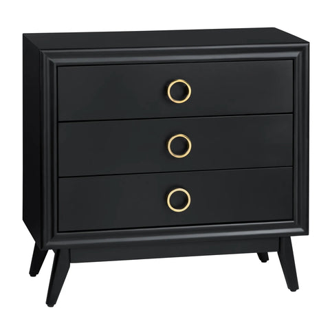 Pomeroy Black Chest by Crestview Collection