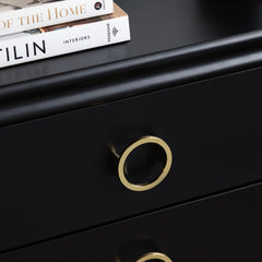 Pomeroy Black Chest by Crestview Collection