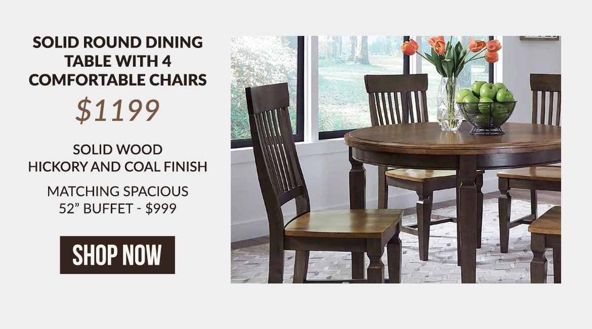 Solid Wood, Vista Dining Room Collection Featured at Barrow
