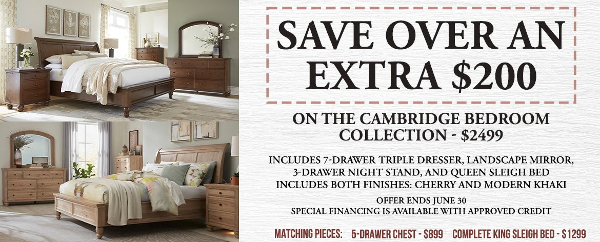 Cambridge Bedroom Furniture - Special Offer