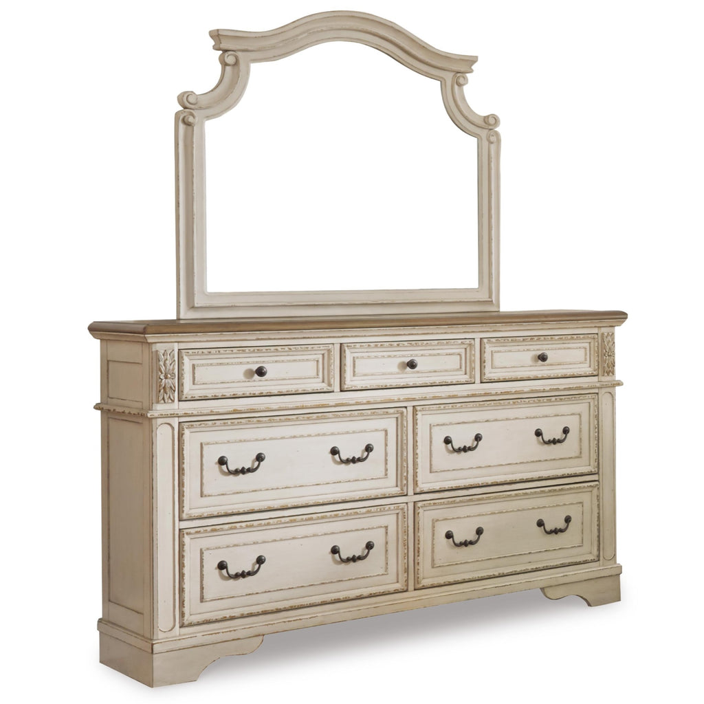 Realyn 7-Drawer Dresser and Mirror
