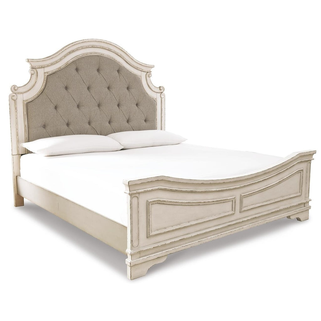 Realyn Upholstered King Panel Bed
