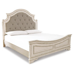 Realyn Upholstered King Panel Bed