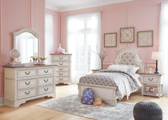 Realyn Youth Upholstered Twin Bed