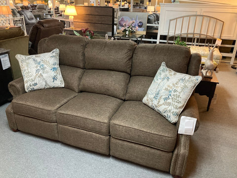 Reclining Sofa With Nailhead Trim