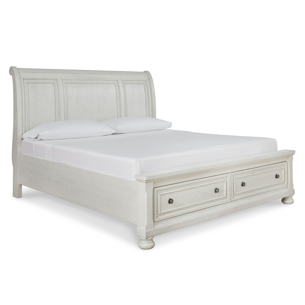 Robbinsdale Queen Sleigh Bed with Storage