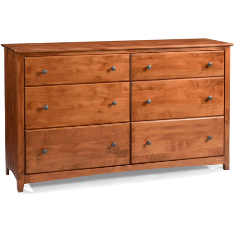 Shaker 6-Drawer Dresser by Archbold