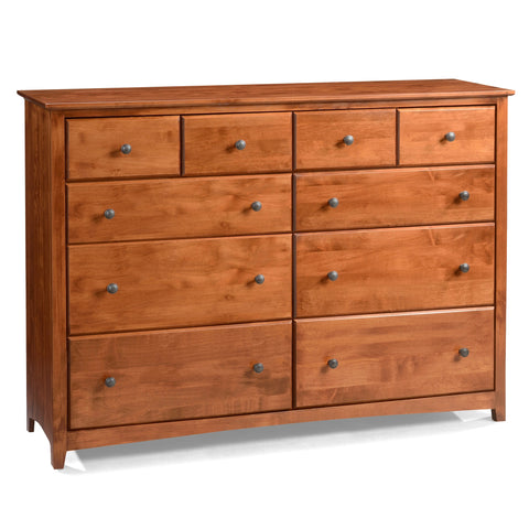Shaker Tall 10-Drawer Dresser by Archbold